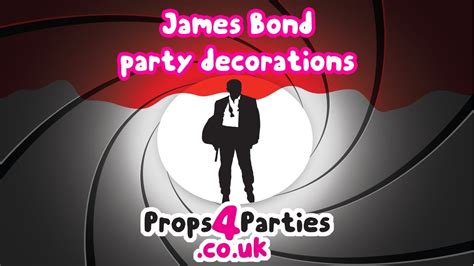 0️⃣0️⃣7️⃣ James Bond Party Decorations - YouTube