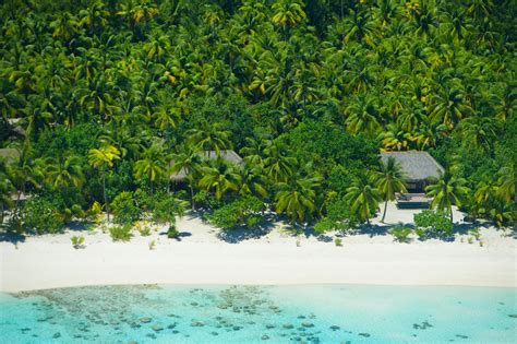 The Brando Resort – Tetiaroa Private Island, French Polynesia – Aerial Resort Villa View – TRAVOH