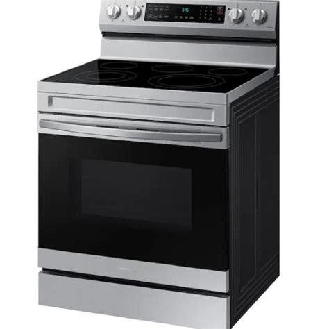 Samsung Ne63a6511ssaa 30 63 Cuft Stainless Steel Electric Range With 5 Burners And Air