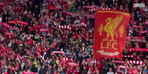 Video 40000 Liverpool Fans Belt Out Spine Tingling Rendition Of Ynwa