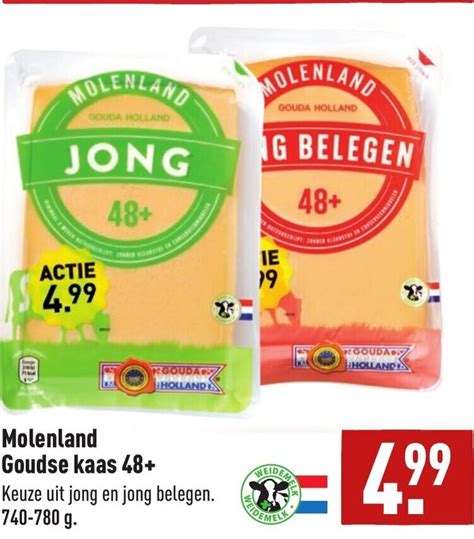 Molenland Goudse Kaas 48 740 780g Aanbieding Bij ALDI