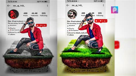 PicsArt 3D Instagram Viral Photo Editing Tutorial Step By Step In Hindi