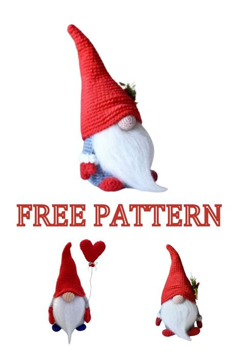 Amigurumi Christmas Gnome Pattern Amigurumi Free Patterns Gnome