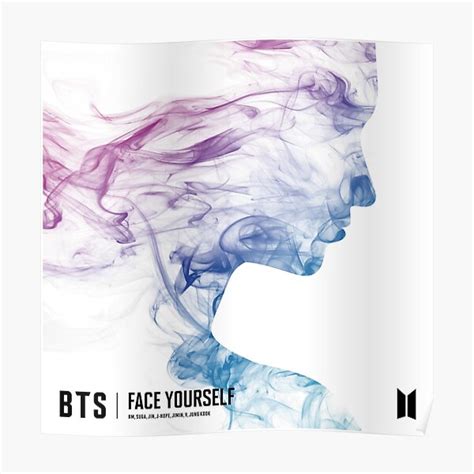 bts face  album cover poster  twentyfan redbubble
