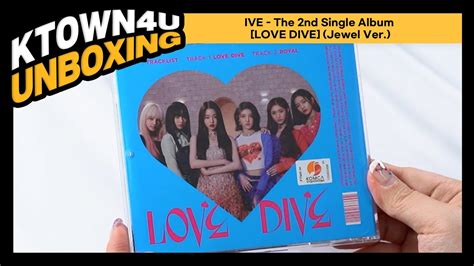 Unboxing Ive The 2nd Single Album Love Dive Jewel Ver 아이브 주얼케이스