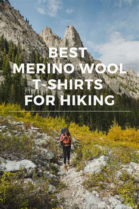 Best Merino Wool Hiking T Shirt - No Man Before