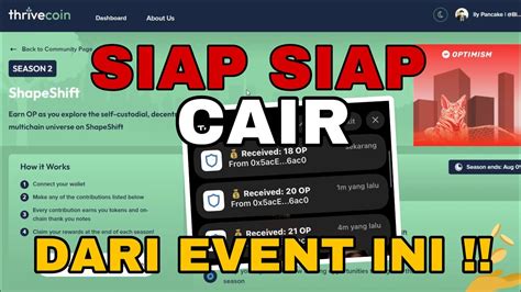 Airdrop Crypto Terbaru Pasti Dapet Op Token Shapeshift Airdrop