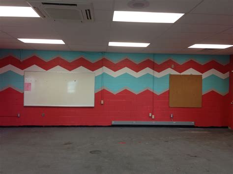 Chevron Classroom Walls Modern Classroom Chevron Classroom Classroom Walls