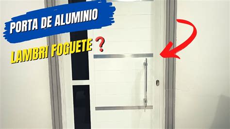 Como Fazer Porta De Alum Nio Lambri Foguete Passo A Passo Parte