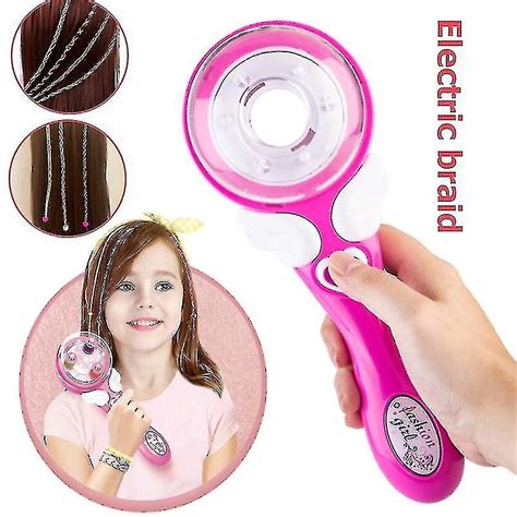 Trança de cabelo elétrica automática para meninas faça você mesmo