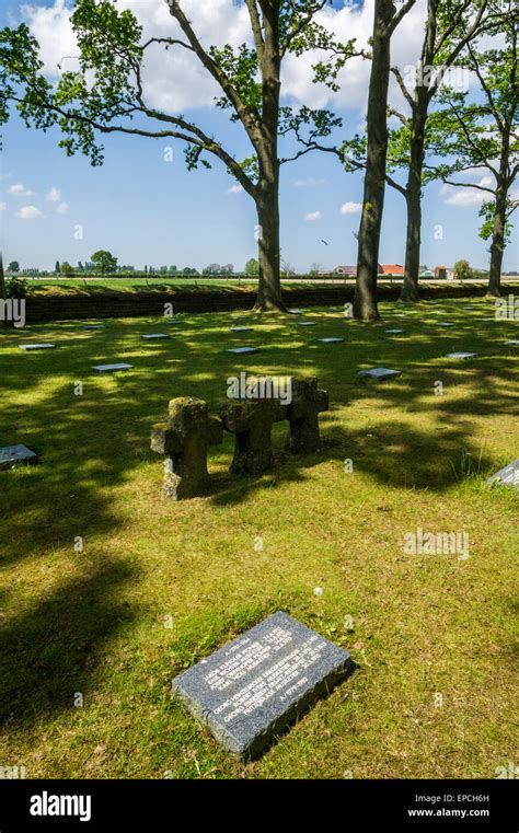 The First World War Langemark German Military Cemetery At West