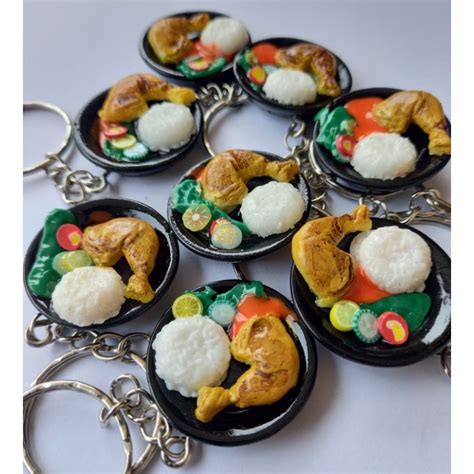 Jual Gantungan Kunci Miniatur Makanan Shopee Indonesia