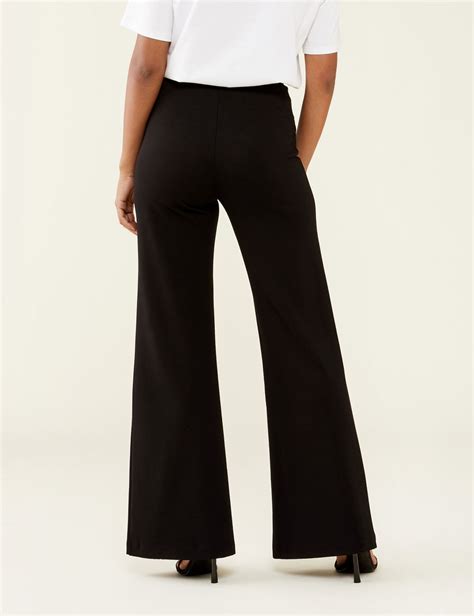 Elasticated Waist Wide Leg Trousers Finery London M S