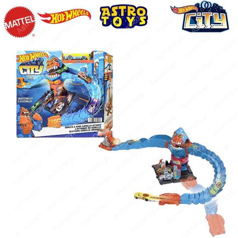 Jual Track Set Hot Wheels City Wreck Ride Gorilla Jalanan Mobil Hotwheels Hdr29 Di Seller