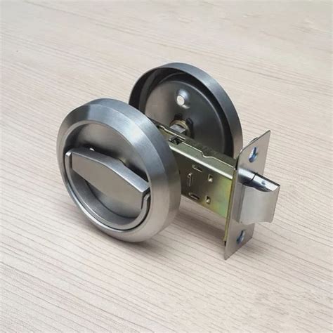 China Cabinet Stainless Steel 304 Recessed Cup Handle Privacy Door Locks Security Office Double