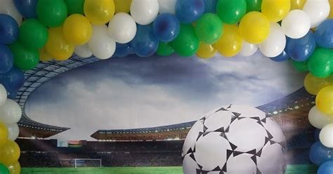 Atelier Artefolia Decora O De Festa Infantil Futebol Brasil