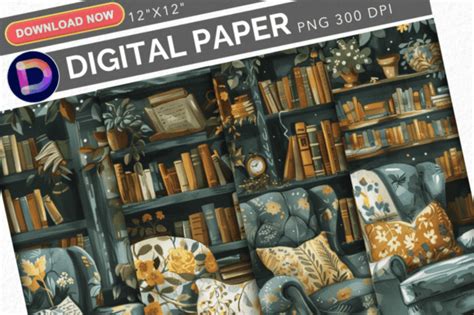 Cozy Cottagecore Digital Paper Graphic By Delartcreation Creative Fabrica