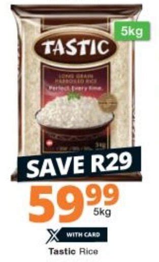 Tastic Rice 5kg Offer At Checkers