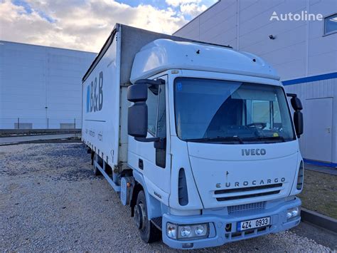 Camion telonato IVECO Eurocargo 100E22 in vendita Repubblica Ceca Staré