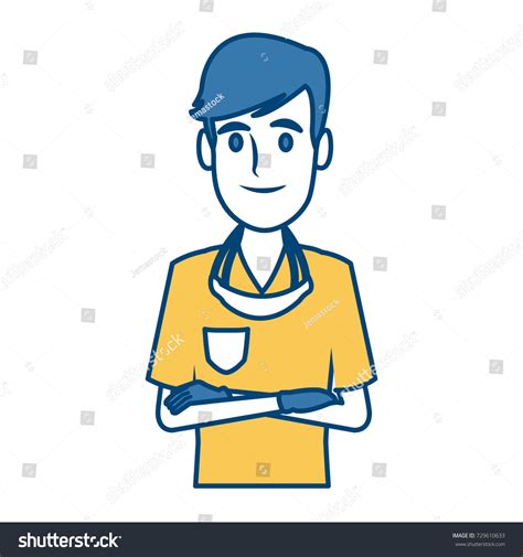 Dentist Cartoon Isolated Stock Vector Royalty Free 729610633 Shutterstock