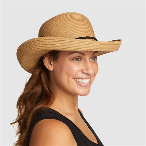 Women S Roll Brim Packable Straw Hat Eddie Bauer