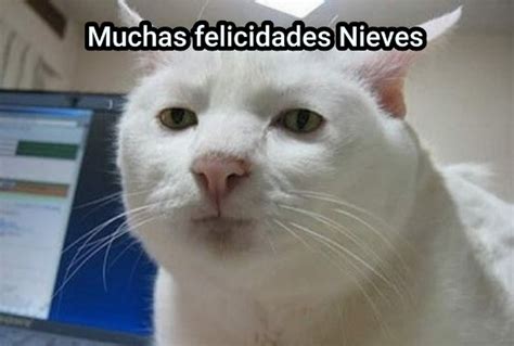 Muchas Felicidades Nieves Generador Memes