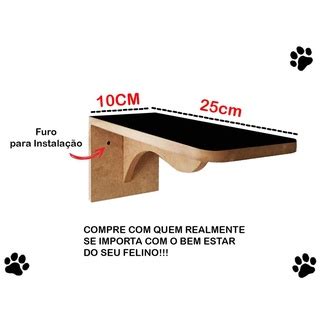 Kit Nicho Playground De Gato Mdf Crú Cat Maine Coon Grande Shopee Brasil