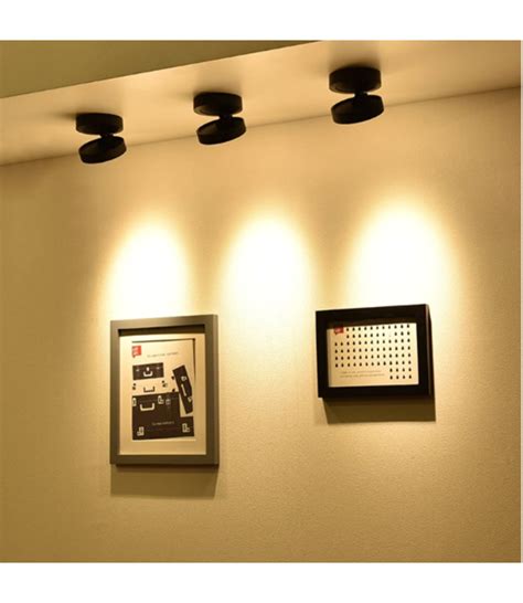 Spot Led Saillie Extra Plat W Blanc Ou Noir Inclinable Ledspot Planet