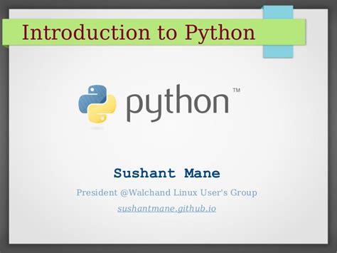 Introduction To Programming With Python