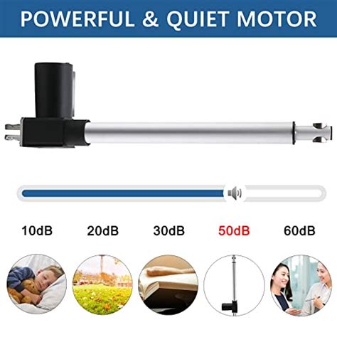 Snapklik JQDML 40 Inch 40 Long Stroke Linear Actuator 12V 1320lbs