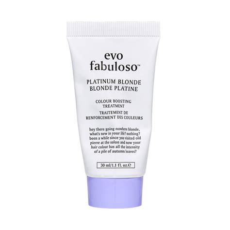 Evo Fabuloso Platinum Blonde Treatment Travel Size Mane Society