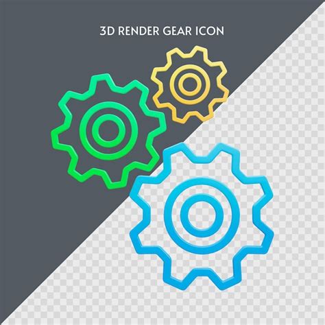 Premium Psd Gear Icon