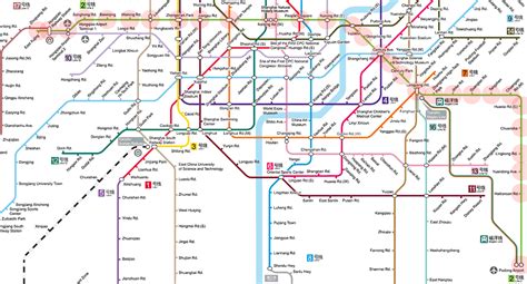 Line 2 map - Shanghai Metro