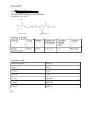 Nitration Of Methyl Benzoate Experiment Analysis Course Hero