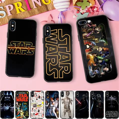 Minason Star Wars Darth Vader Yoda Soft Tpu Silicone Phone Case For Iphone X 5 5s Xr Xs Max 6 6s