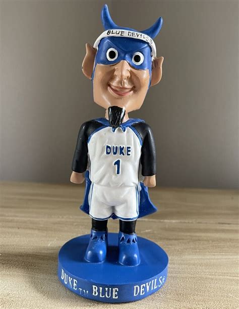 The Blue Devil Duke University Blue Devils Acc Basketball Mascot Bobblehead Ebay