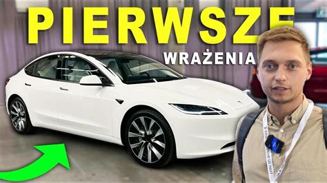 Nowa Tesla Model Moje Pierwsze Wra Enia I Test Wn Trza Samochodu