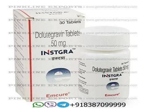 Instgra Dolutegravir Mg Emcure Pharmaceuticals Ltd Tablets In