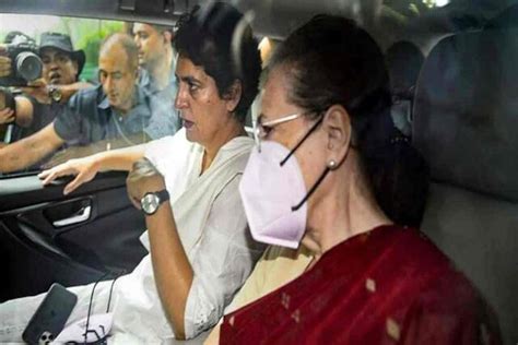 Rahul Gandhi Detained Herald Case Sonia Gandhi Walks Out Of Ed