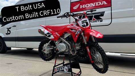 My Dream Pit Bike Build Honda Crf110 T Bolt Usa Youtube