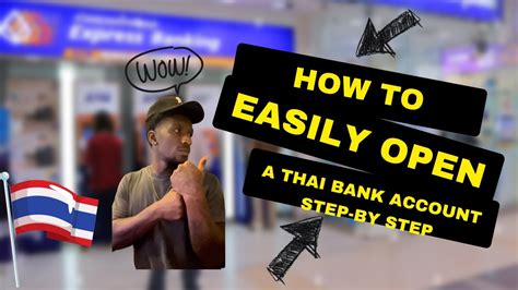 Easy Way To Open Thai Bank Account Tourist Visa Friendly YouTube