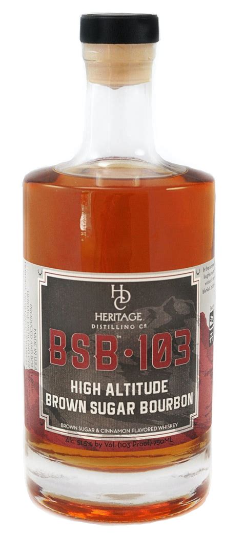 Heritage Distilling Company Bsb 103 Brown Sugar Bourbon 750ml Buster S Liquors And Wines