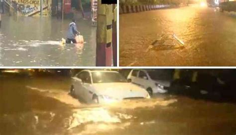 Heavy Rain Lashes Parts Of Mumbai More Showers Expected Today Catch News