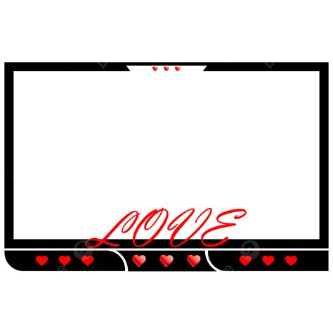 Stream Overlay Vector Design Images Valentines Day Stream Overlay