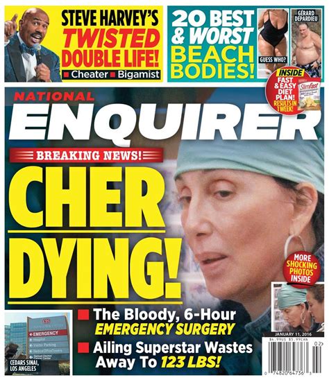 National Enquirer January 11 2016 Magazine Get Your Digital Subscription