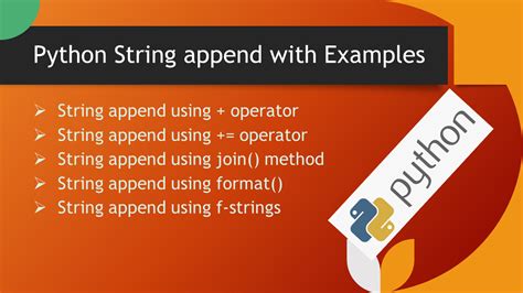 Python String Append With Examples Spark By Examples