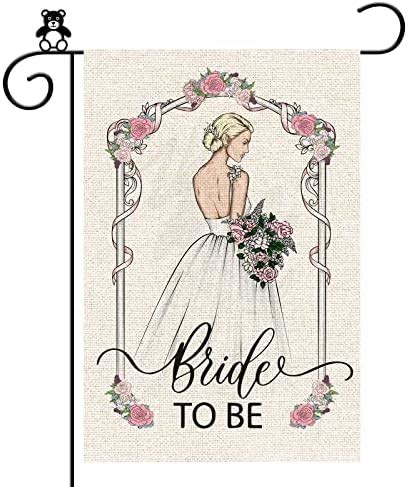 Amazon Bride To Be Wedding Garden Flag Double Sided Mrs Gift