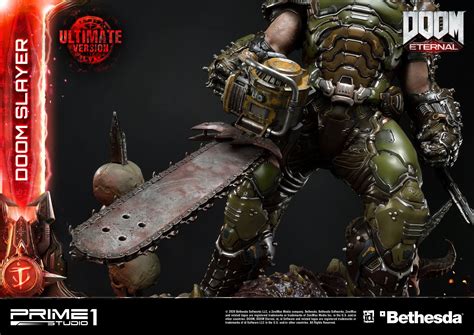 Doom Eternal Statue Doom Slayer Ultimate Version 110 cm Cartoon Doll Toys