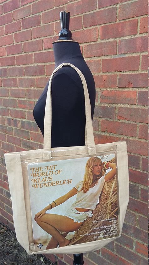 Kitsch The Hit World Of Klaus Wunderlich Lp Sleeve Tote Record Bag Etsy