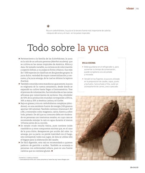 Todo Sobre La Yuca